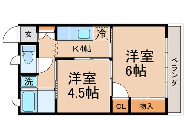 メゾン観京の物件間取画像